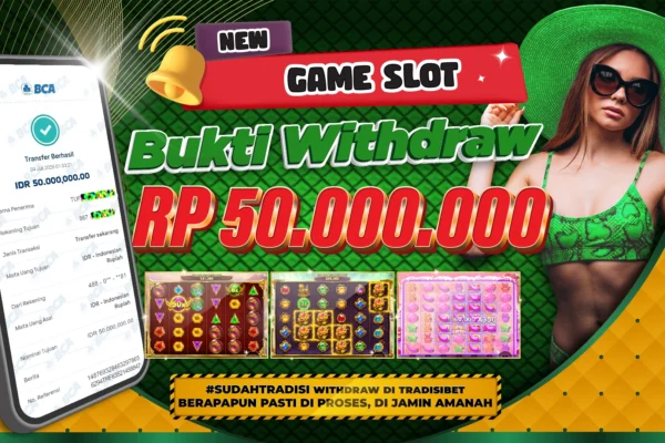 Bukti JP SLOT TRADISIBET 04 JULI 2025 Rp 50.000.000,- LUNAS
