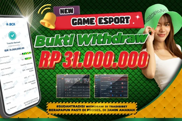 Bukti JP E-SPORT TRADISIBET 10 JULI 2025 Rp 31.000.000,- LUNAS
