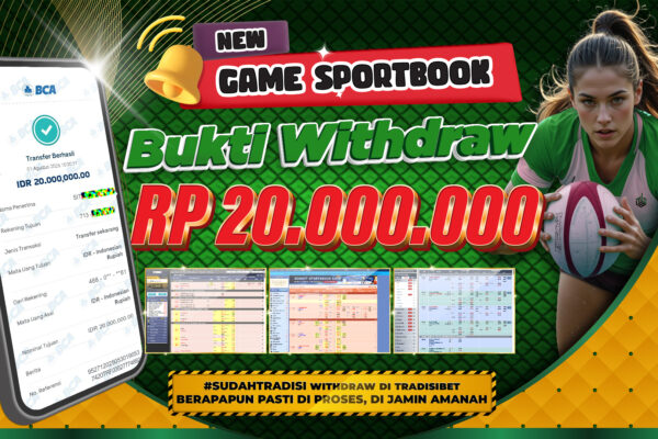 Bukti JP SPORTBOOK TRADISIBET 01 AGUSTUS 2025 Rp 20.000.000,- LUNAS